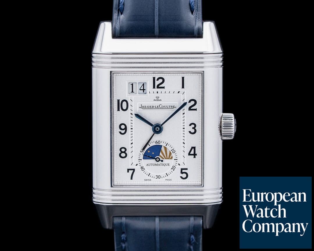Image of Jaeger LeCoultre Q3038420 Grande Reverso GMT SS Silver Dial