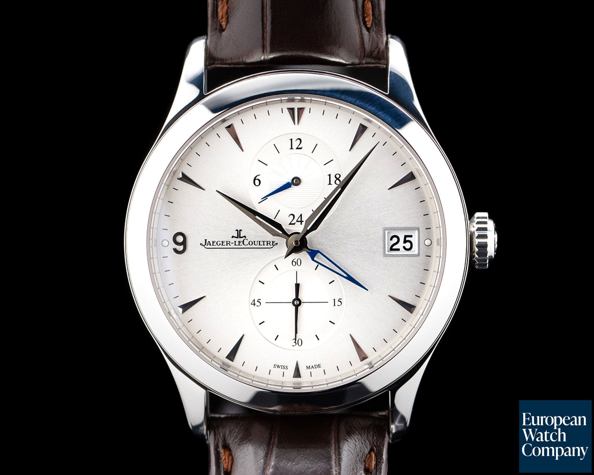 Image of Jaeger LeCoultre Q1628430 Master Hometime SS Silver Dial
