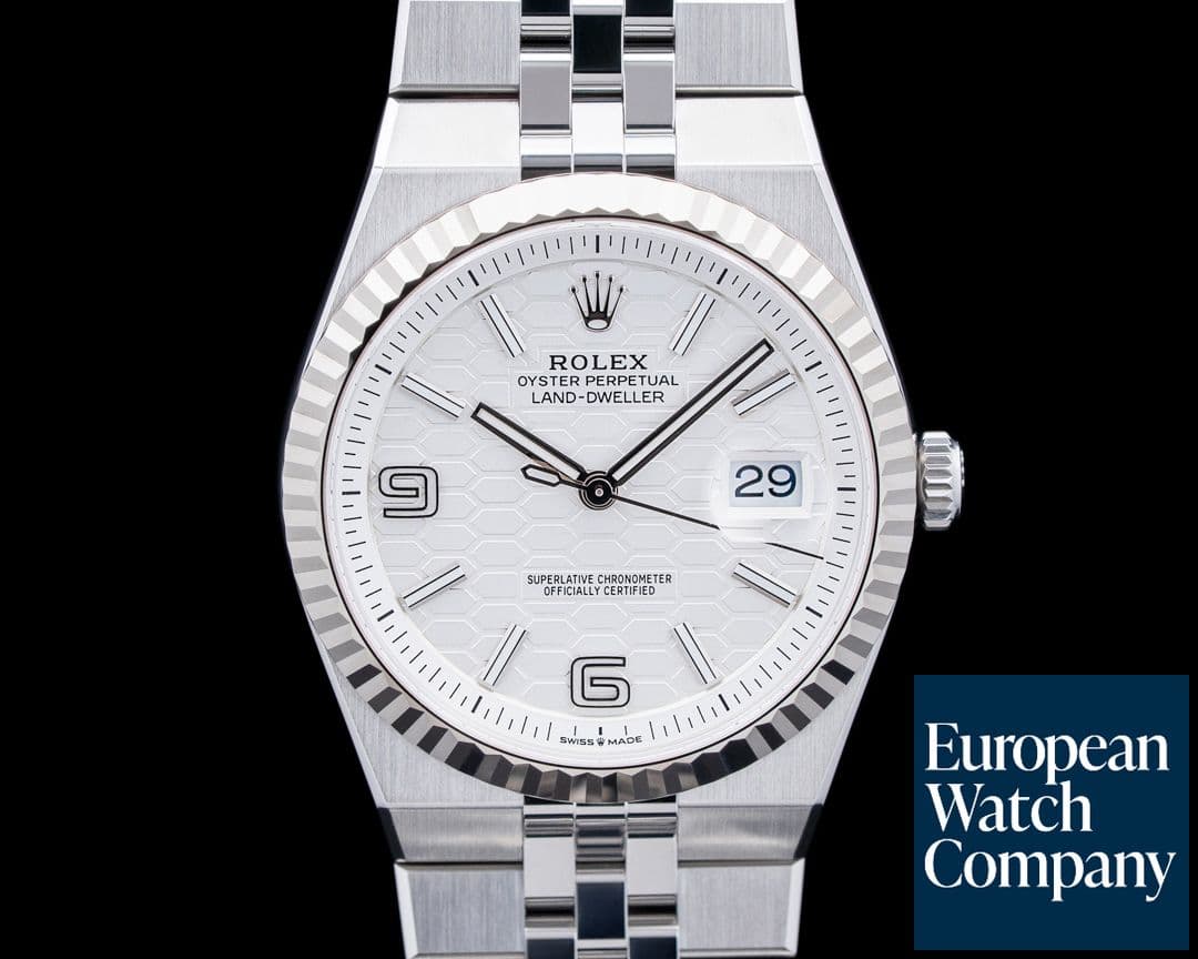 Image of Rolex 127334 Land-Dweller 40MM SS White Dial 2026 UNWORN