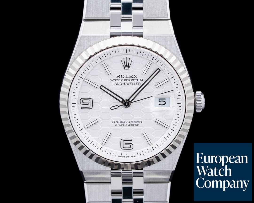 Image of Rolex 127334 Land-Dweller 40MM SS White Dial 2025
