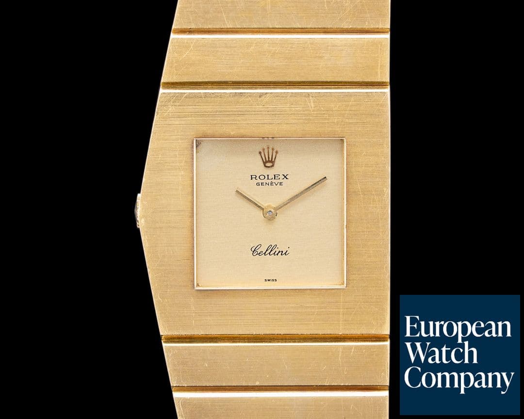 Image of Rolex 4315 Cellini King Midas 18K Yellow Gold Champagne Dial Circa. 1976