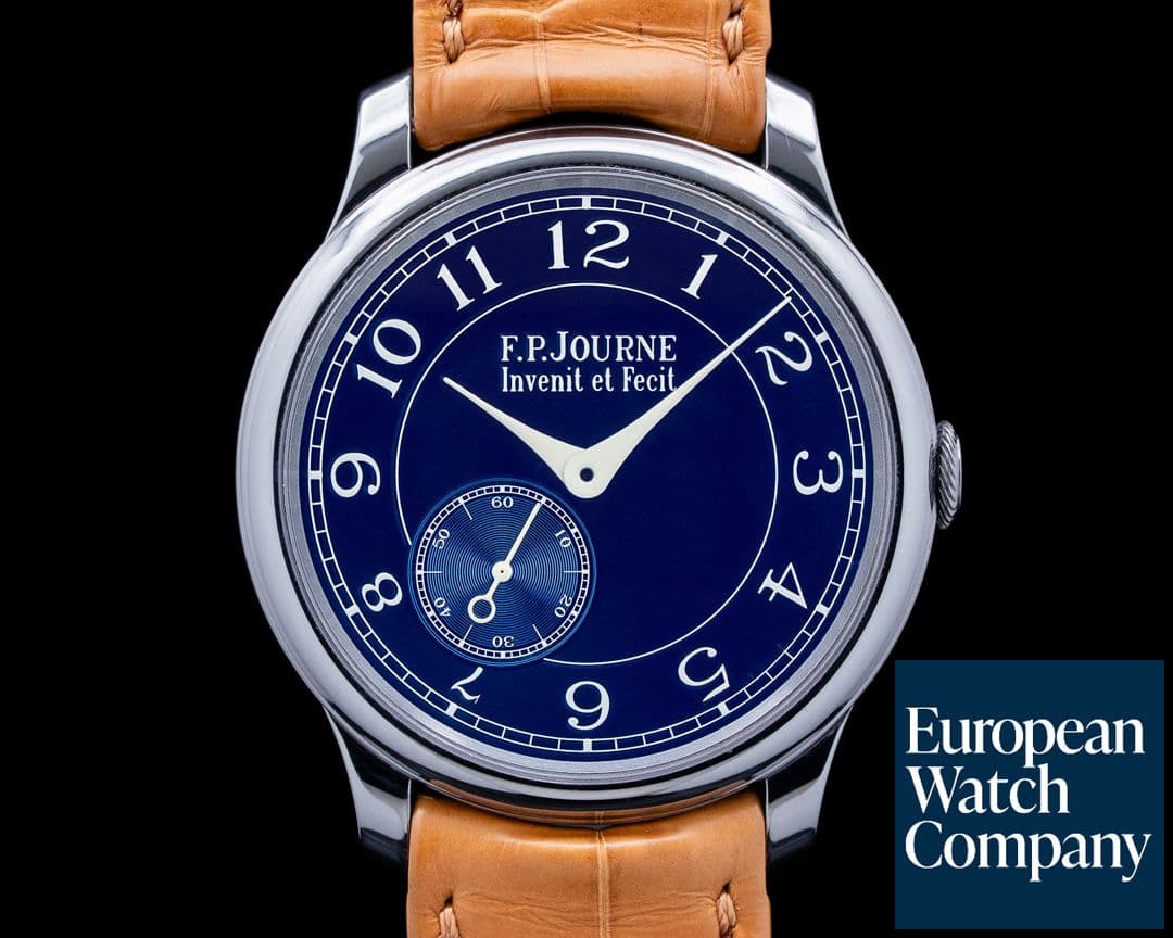 Image of F. P. Journe Chronometre Bleu Tantalum Blue Dial