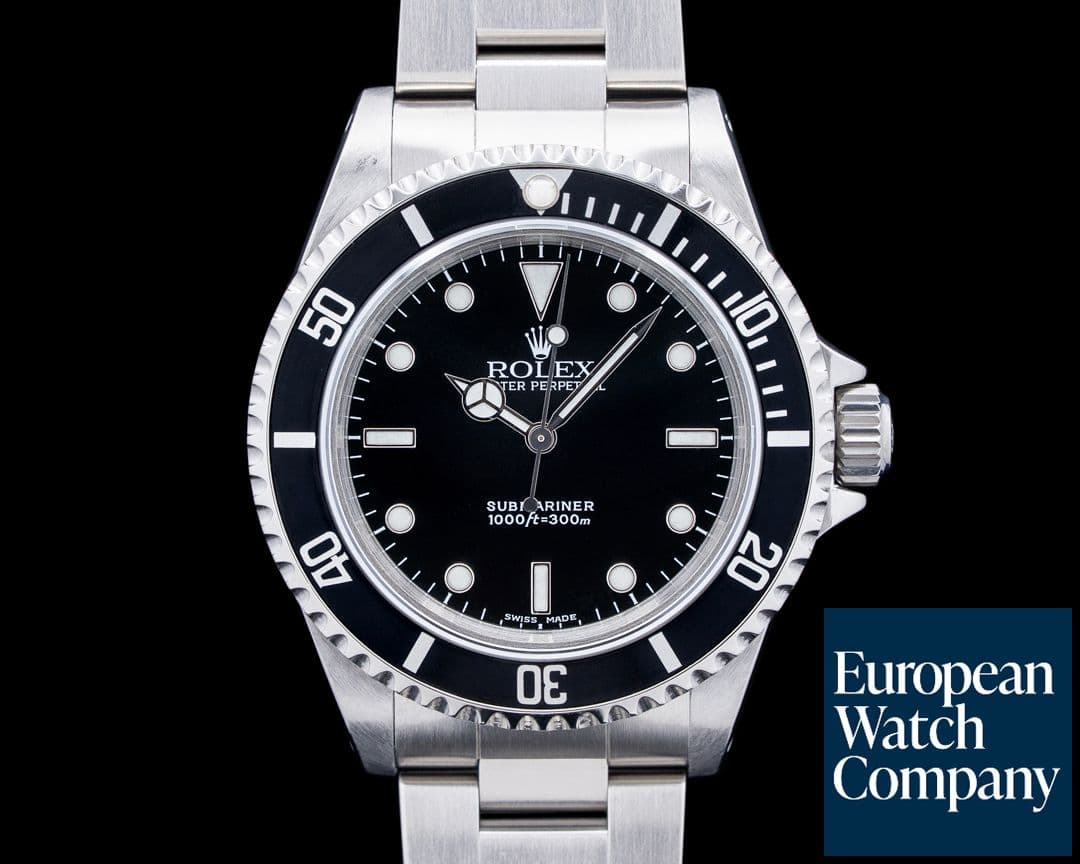 Image of Rolex 14060M Submariner No Date SS Black Dial Circa. 2002