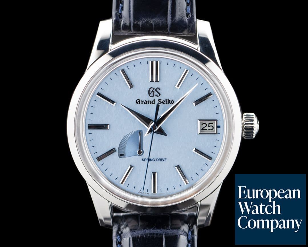 Image of Grand Seiko SBGA407 Skyflake SS Blue Snowflake Dial