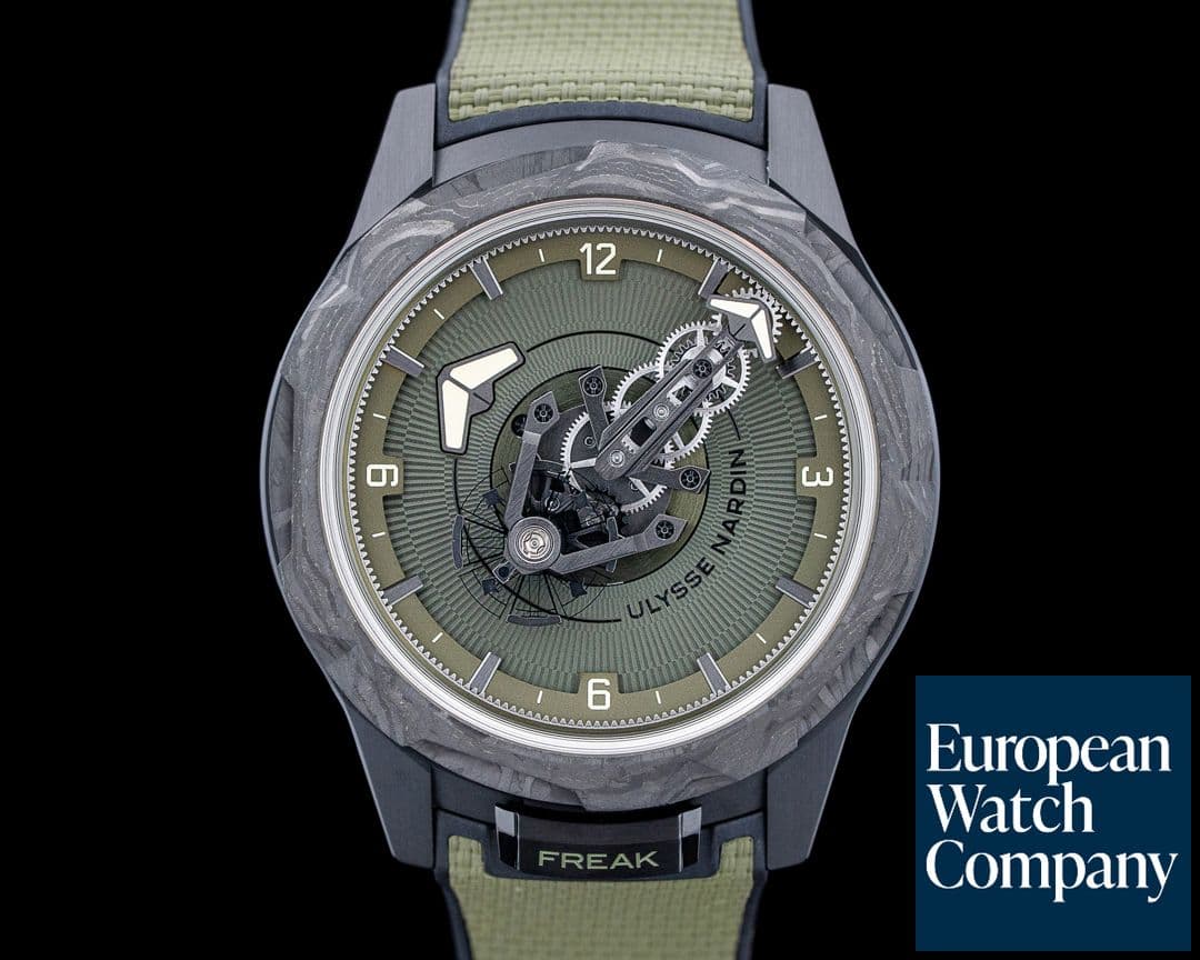 Image of Ulysse Nardin Freak ONE OPS DLC Titanium Green Dial