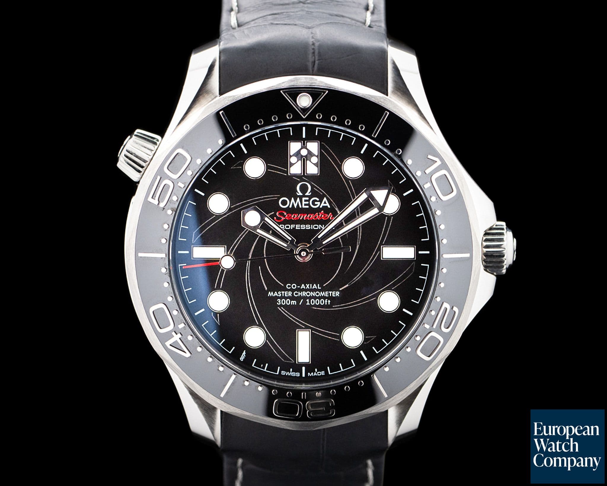 Image of Omega Seamaster Diver 300M Platinum Black Dial 2025 RARE LIMITED