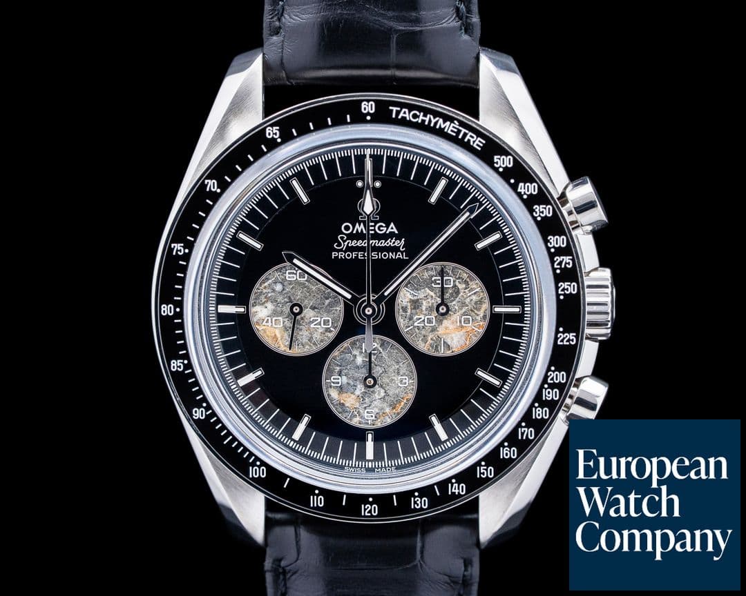 Image of Omega Speedmaster Chronograph Platinum Black Dial 2025