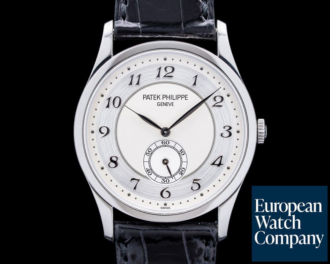 Image of Patek Philippe 5196P Calatrava Platinum Silver Dial