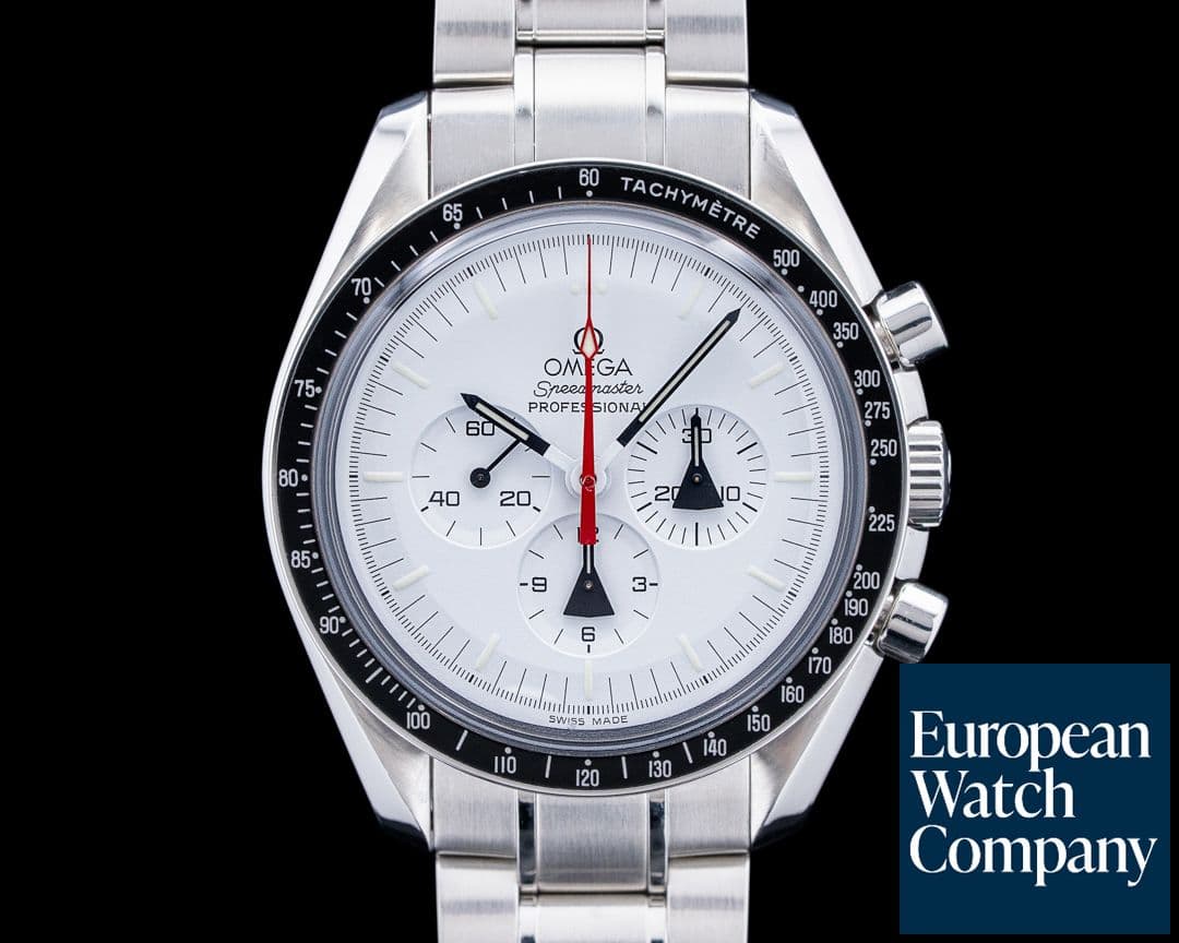 Image of Omega Speedmaster Professional Moonwatch Alaska Project SS White Dial LIMITED