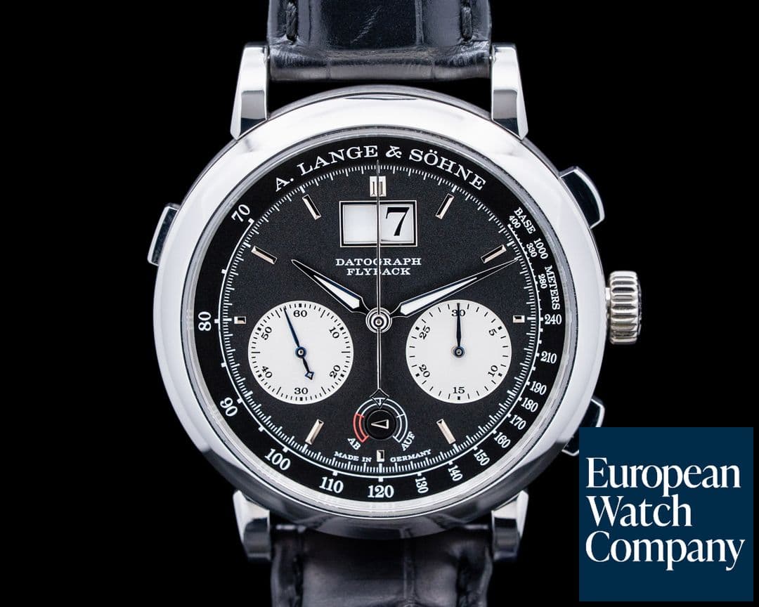Image of A. Lange and Sohne 405.035 Datograph Up / Down Platinum Black Dial