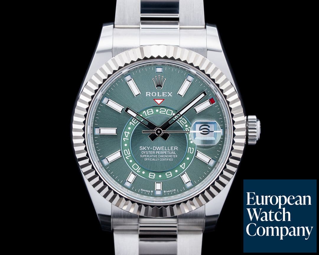 Image of Rolex 336934 Sky-Dweller SS Green Dial 2025