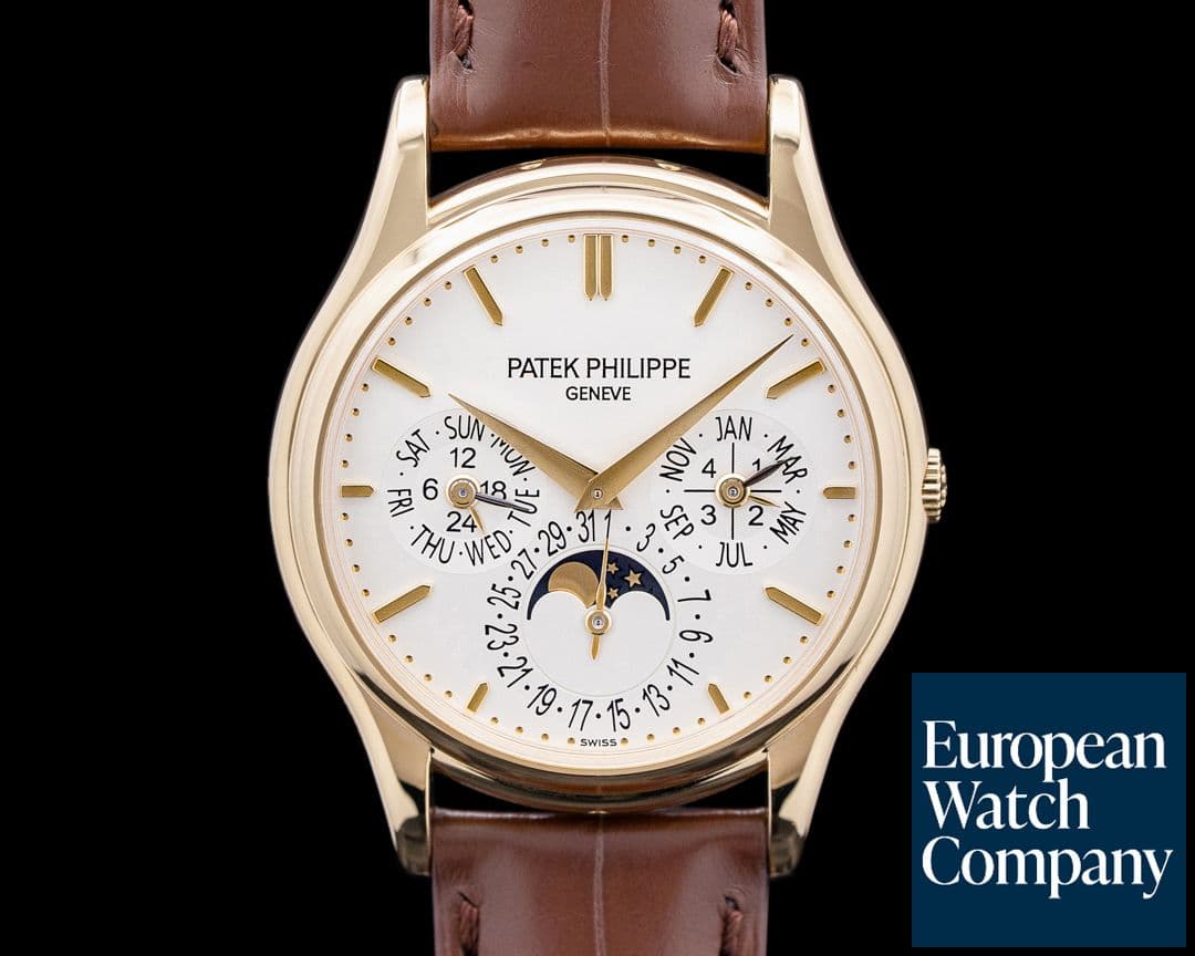 Image of Patek Philippe 5140J Perpetual Calendar Grand Complications 18K Yellow Gold Silver Dial
