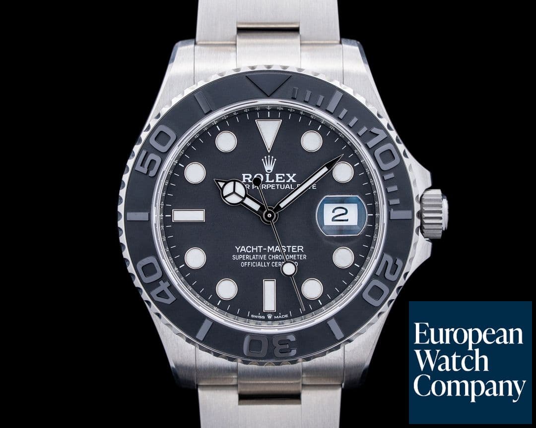 Image of Rolex 226627 Yacht-Master 42 RLX Titanium Intense Black Dial 2026 UNWORN