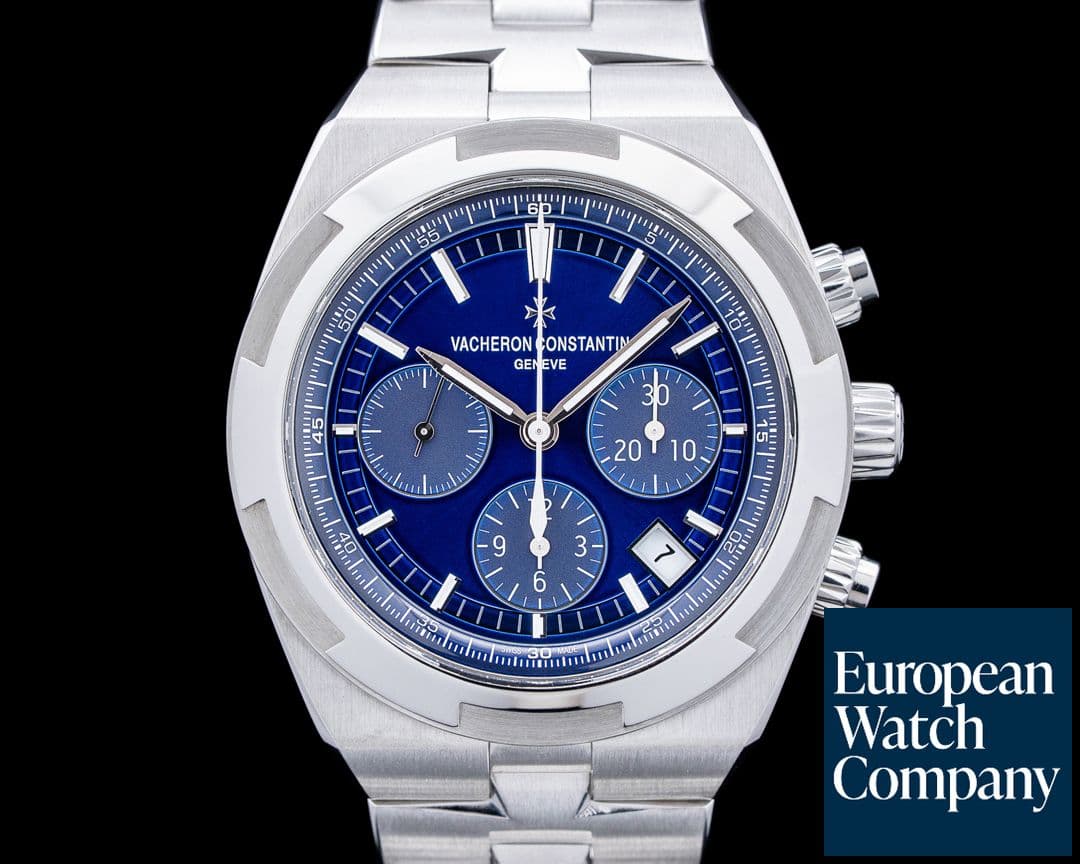 Image of Vacheron Constantin 5500V Overseas Chronograph SS Blue Dial