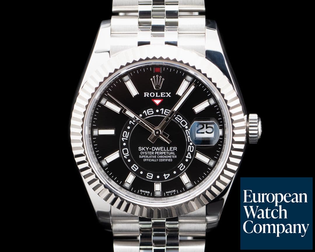 Image of Rolex 326934 Sky-Dweller SS Black Dial