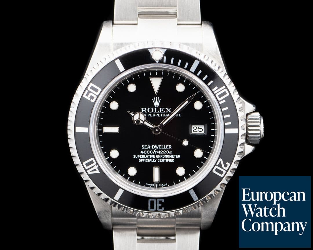 Image of Rolex 16600 Sea-Dweller SS Black Dial FULL SET