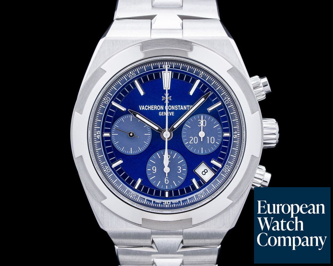 Image of Vacheron Constantin 5520V Overseas Chronograph SS Blue Dial 2025