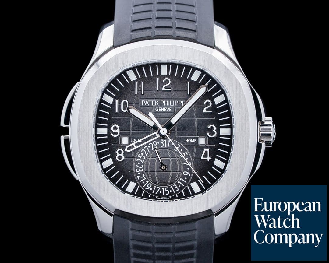 Image of Patek Philippe 5164A Aquanaut Travel Time SS Black Dial