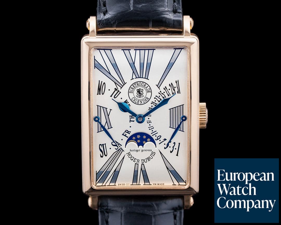 Image of Roger Dubuis Much More Bi-Retrograde 18K Rose Gold Silver Dial