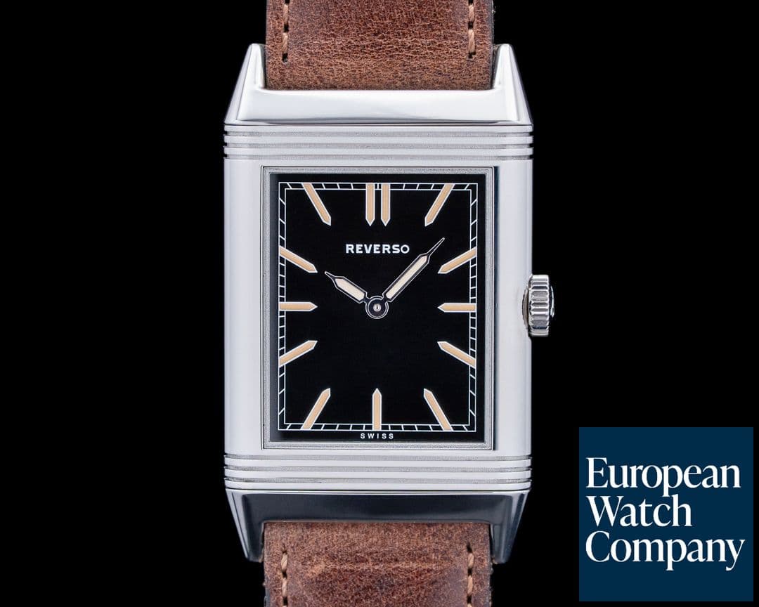 Image of Jaeger-LeCoultre Grande Reverso Ultra Thin "Tribute to 1931" SS Black Dial LIMITED