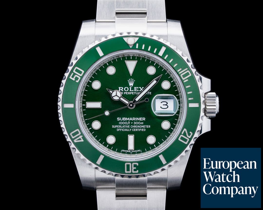 Image of Rolex 116610LV Submariner Date "Hulk" SS Green Dial