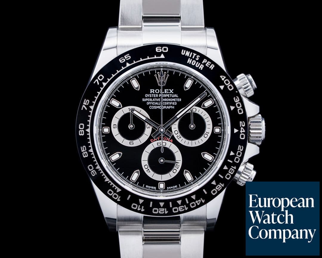 Image of Rolex 116500LN Daytona Ceramic SS Black Dial