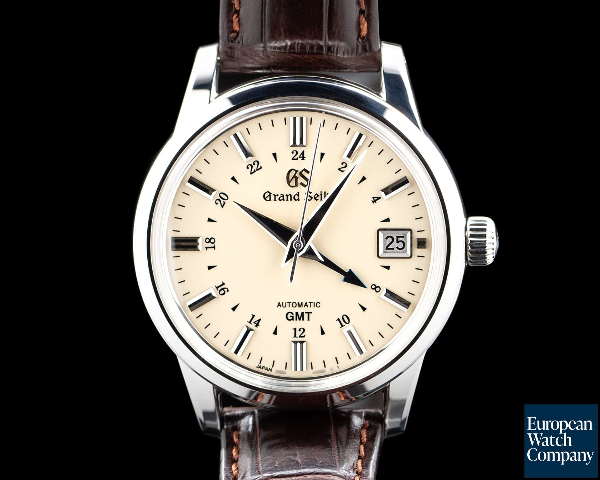 Image of Grand Seiko SBGM221 Automatic Hi Beat 36000 GMT SS Cream Dial
