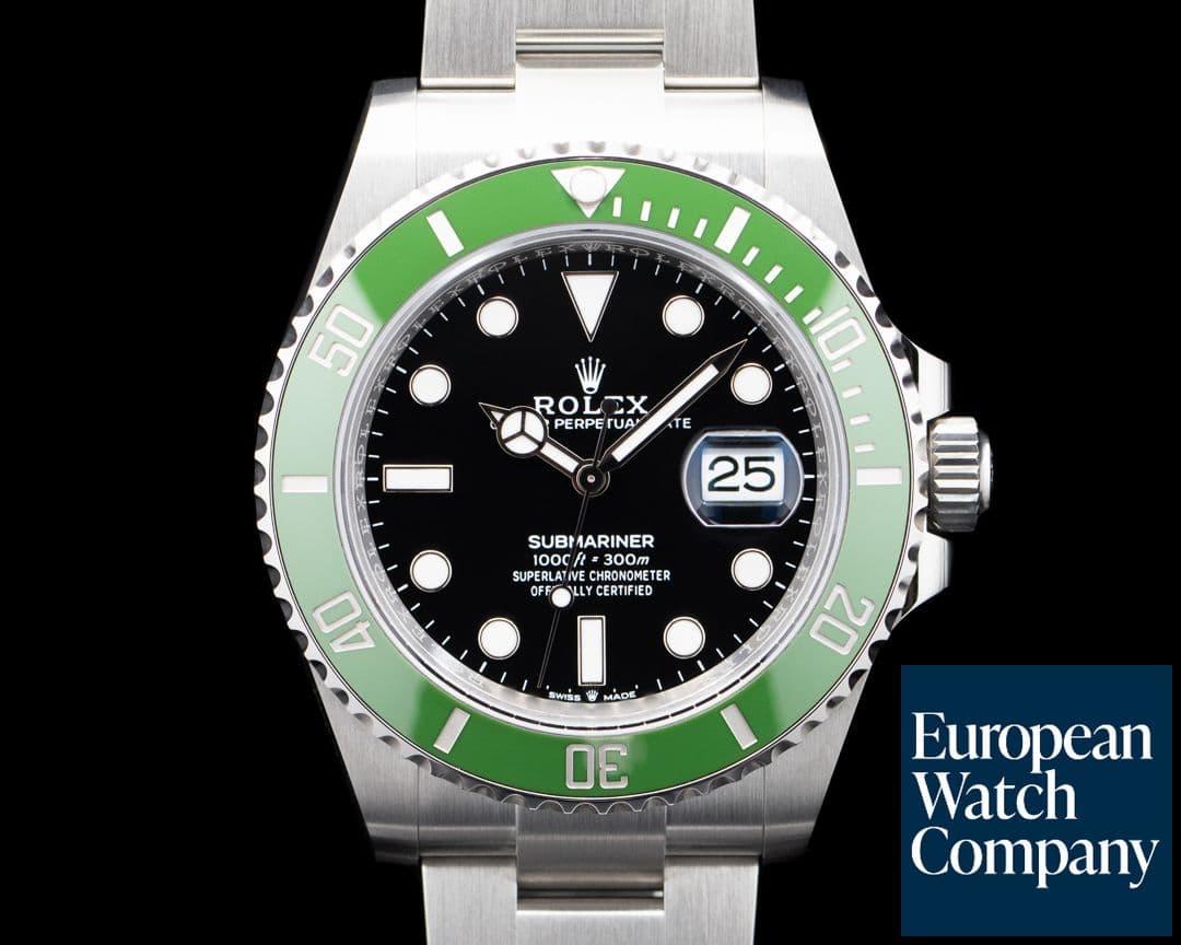 Image of Rolex 126610LV Submariner Date "Starbucks" SS Black Dial