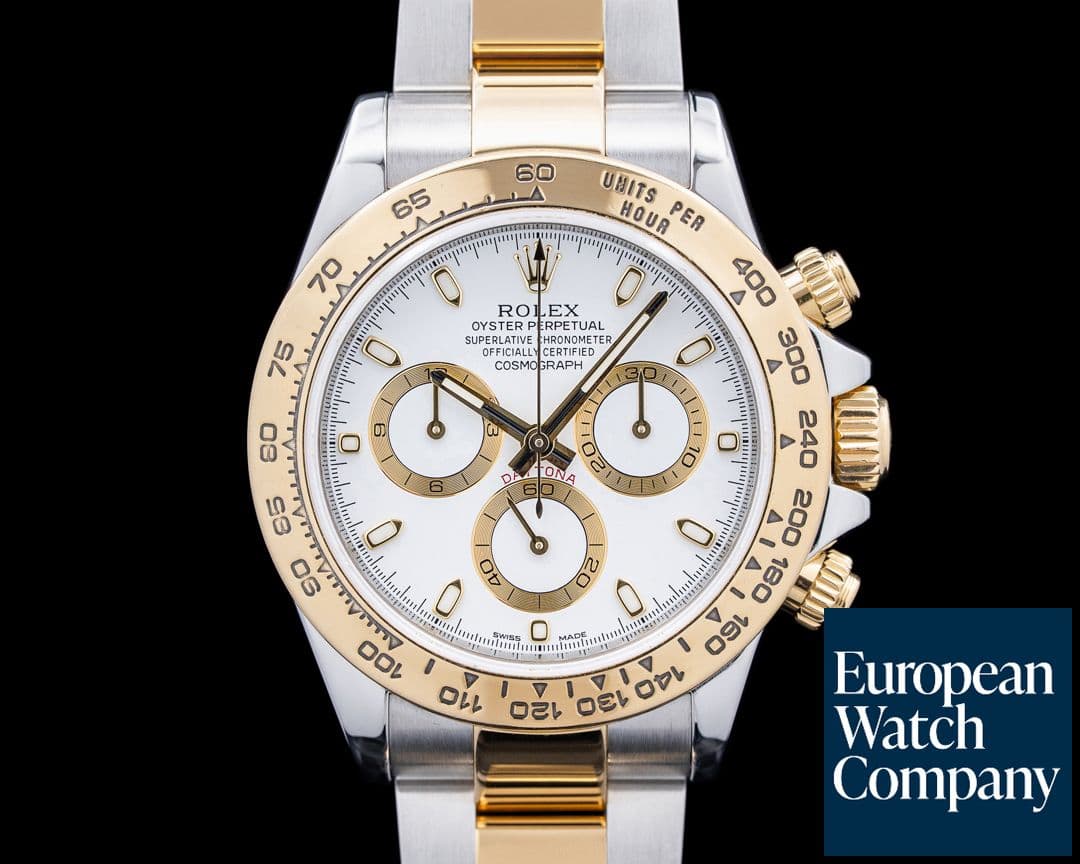 Image of Rolex 116503 Daytona 18K YG / SS White Dial