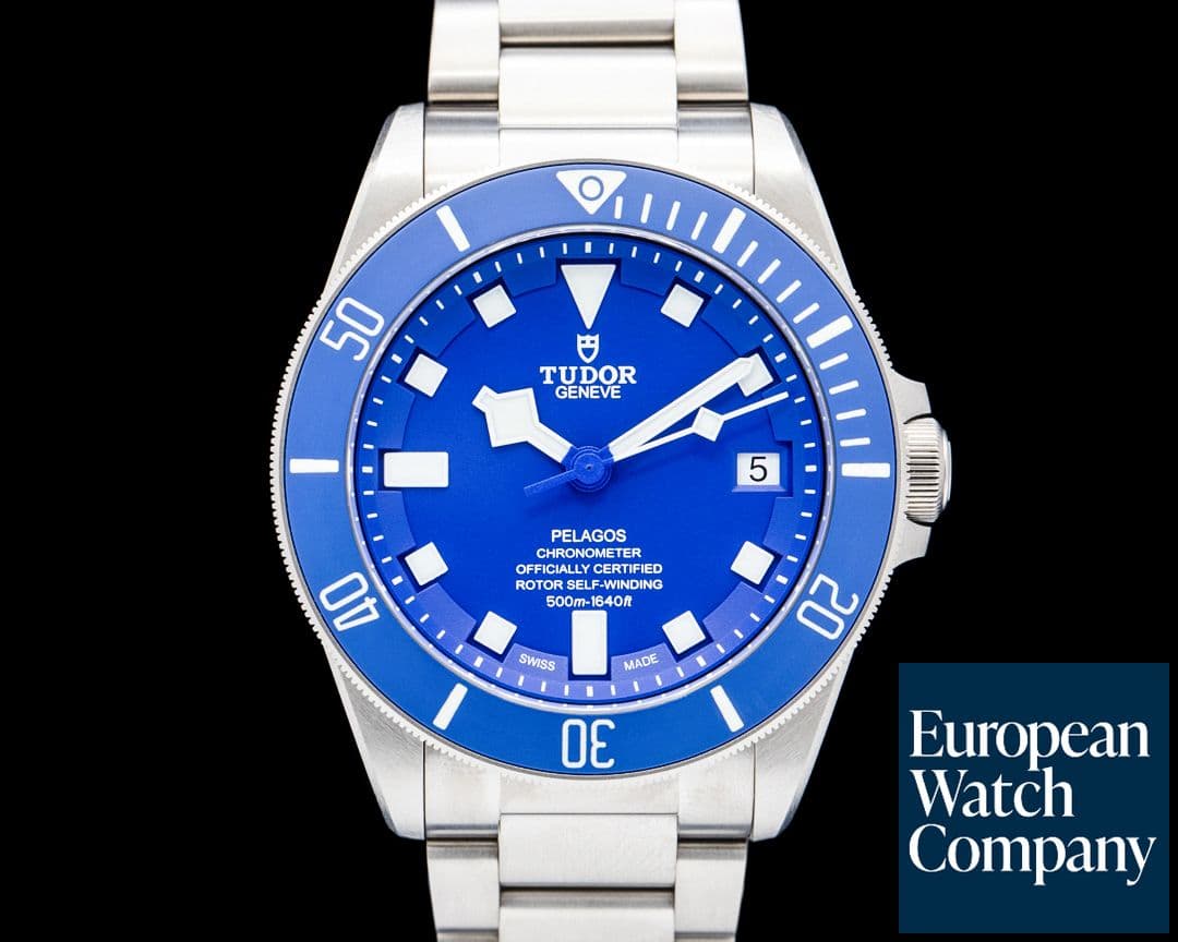Image of Tudor 25600TB Pelagos Titanium Blue Dial