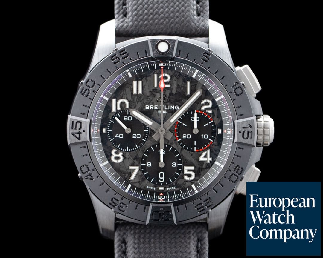 Image of Breitling Avenger B01 Chronograph 44 Night Mission Ceramic Black Dial