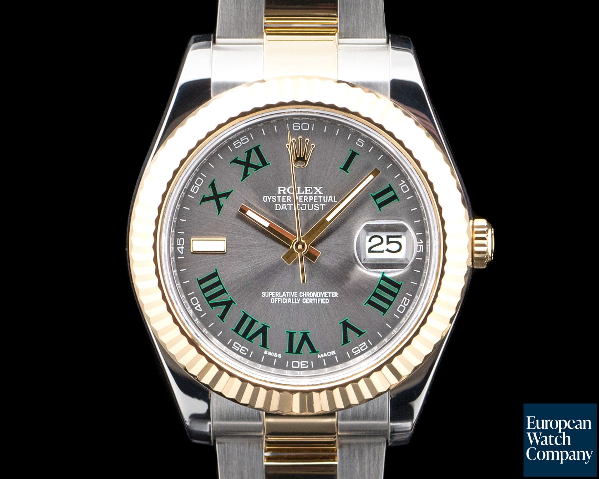Image of Rolex 116333 Datejust II 18K YG / SS Wimbeldon Dial