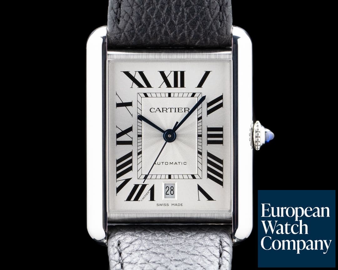 Image of Cartier WSTA0040 Tank Must Extra-Large SS Silver Dial