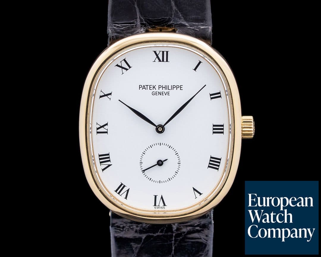 Image of Patek Philippe 3978 Golden Ellipse 18K Yellow Gold White Dial