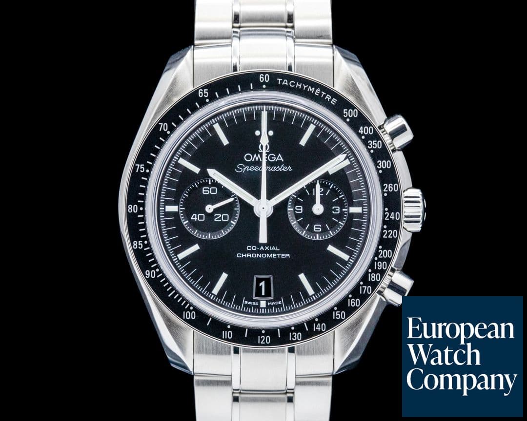 Image of Omega Speedmaster Moonwatch Co Axial Chronograph SS Black Dial