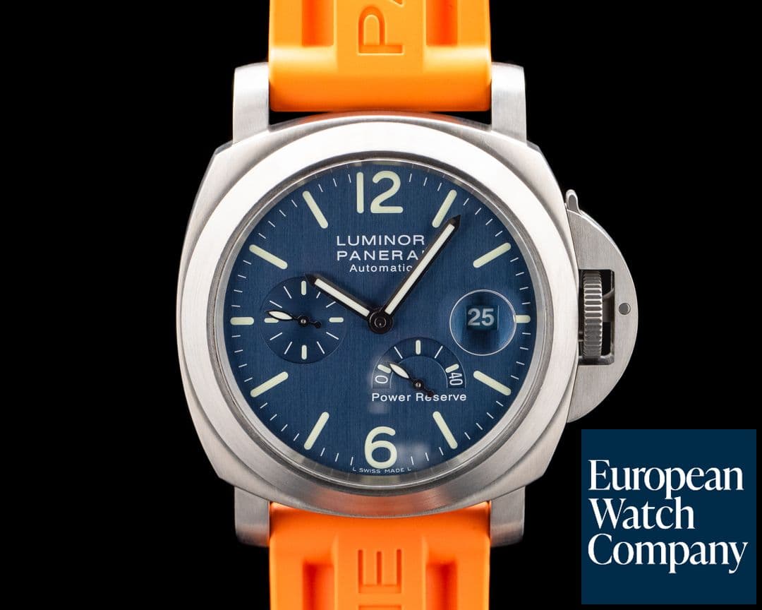 Image of Panerai PAM00093 Luminor Power Reserve Titanium Blue Dial