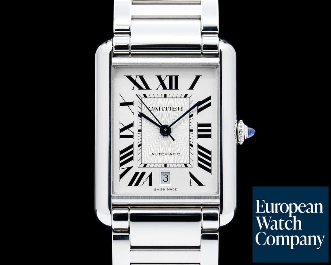 Image of Cartier WSTA0040 Tank Must Extra Large SS Silver Dial