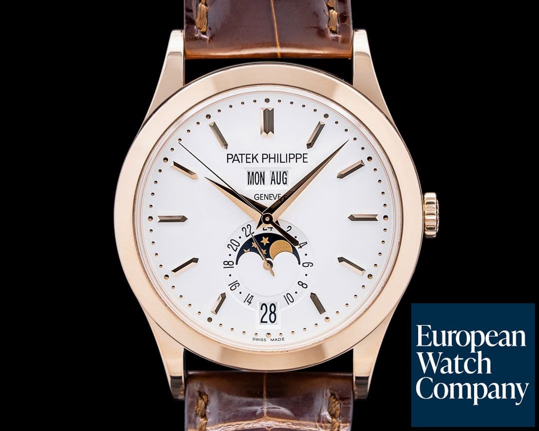 Image of Patek Philippe 5396R-011 Annual Calendar 18K Rose Gold Silver Dial