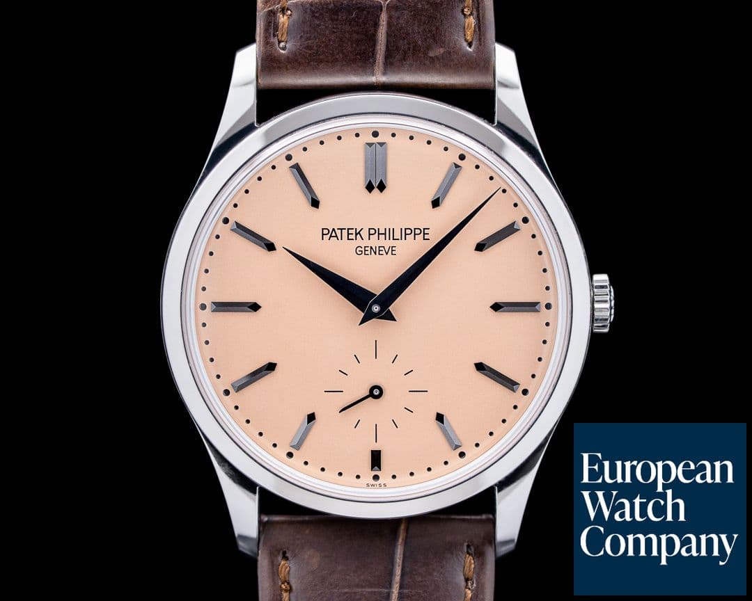 Image of Patek Philippe 6196P-001 Calatrava Platinum Salmon Dial 2025