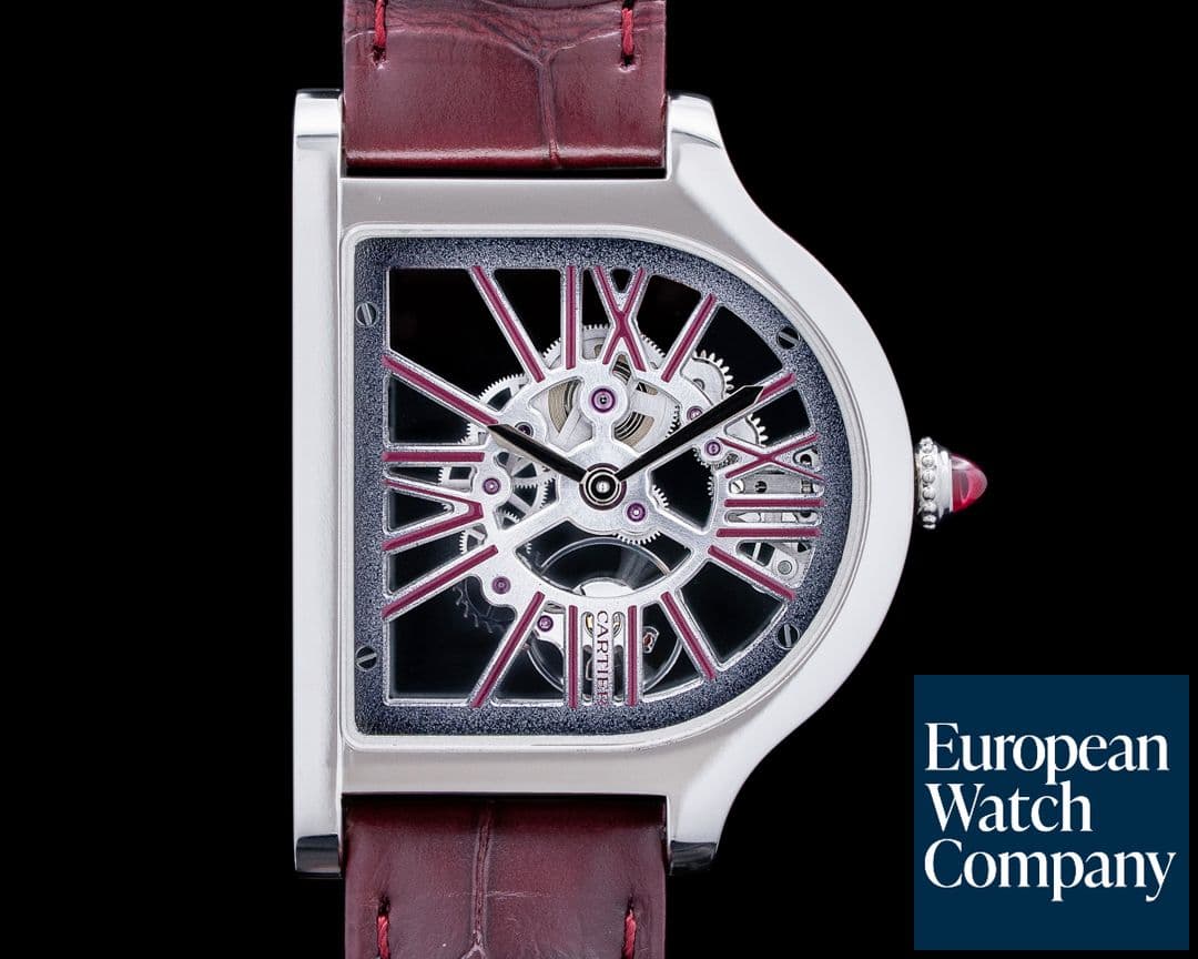 Image of Cartier WHCC0005 Cloche de Cartier Platinum Skeleton Dial LIMITED