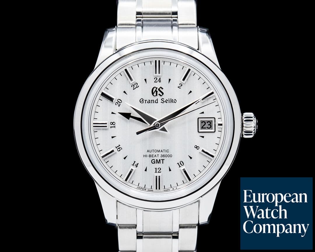 Image of Grand Seiko SBGJ271G Elegance Hi Beat GMT SS Silver Dial