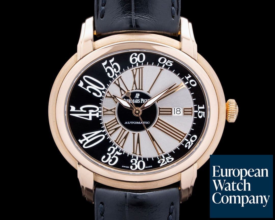 Image of Audemars Piguet 15320OR Millenary 18K Rose Gold Black Dial