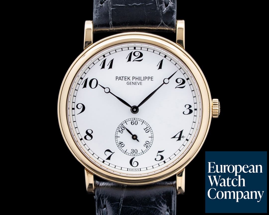 Image of Patek Philippe 5022J-001 Calatrava 18K Yellow Gold Champagne Dial