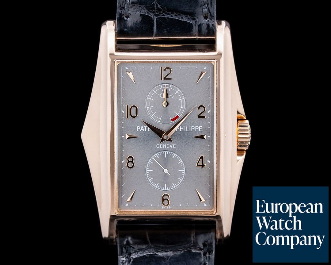 Image of Patek Philippe 5100R Gondolo 10 Day 18K Rose Gold Gray Dial