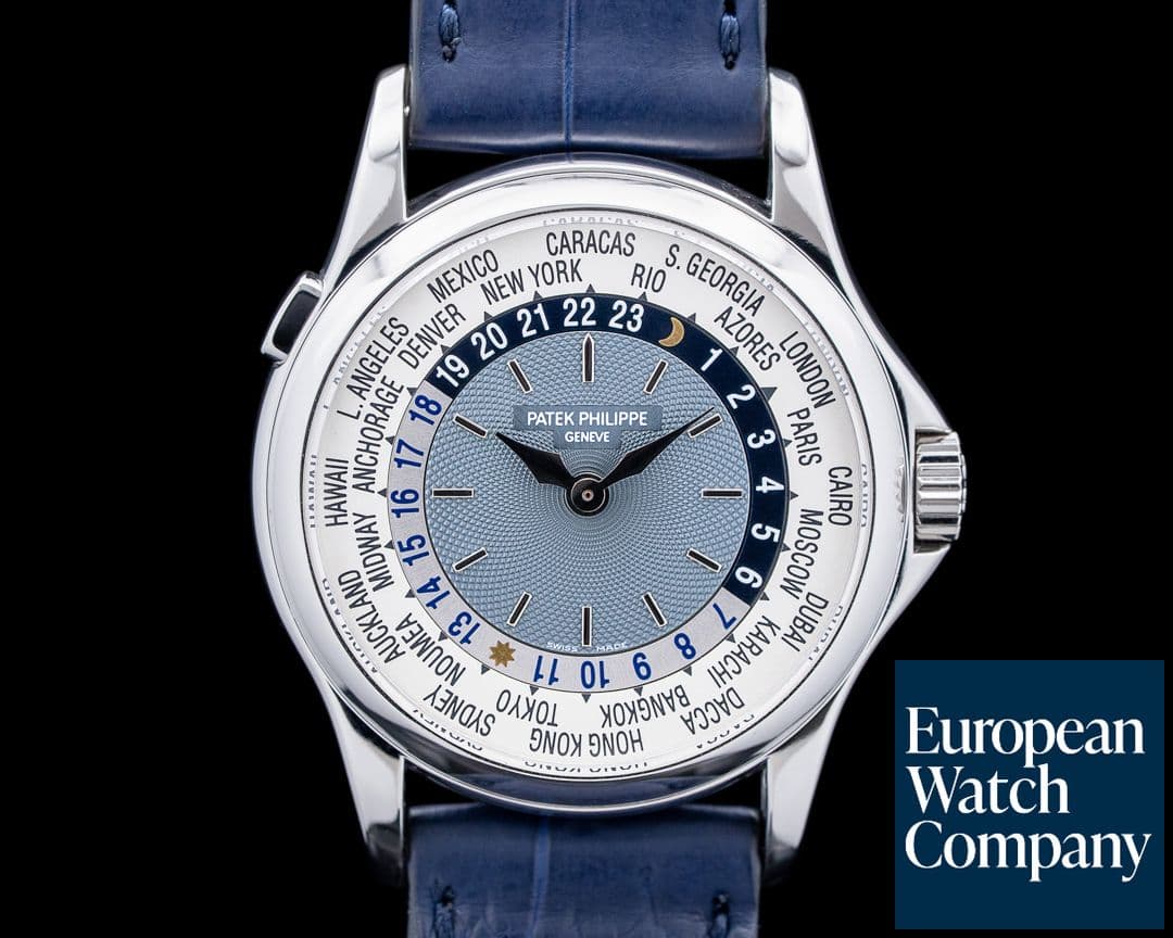 Image of Patek Philippe 5110P World Time Platinum Blue Dial
