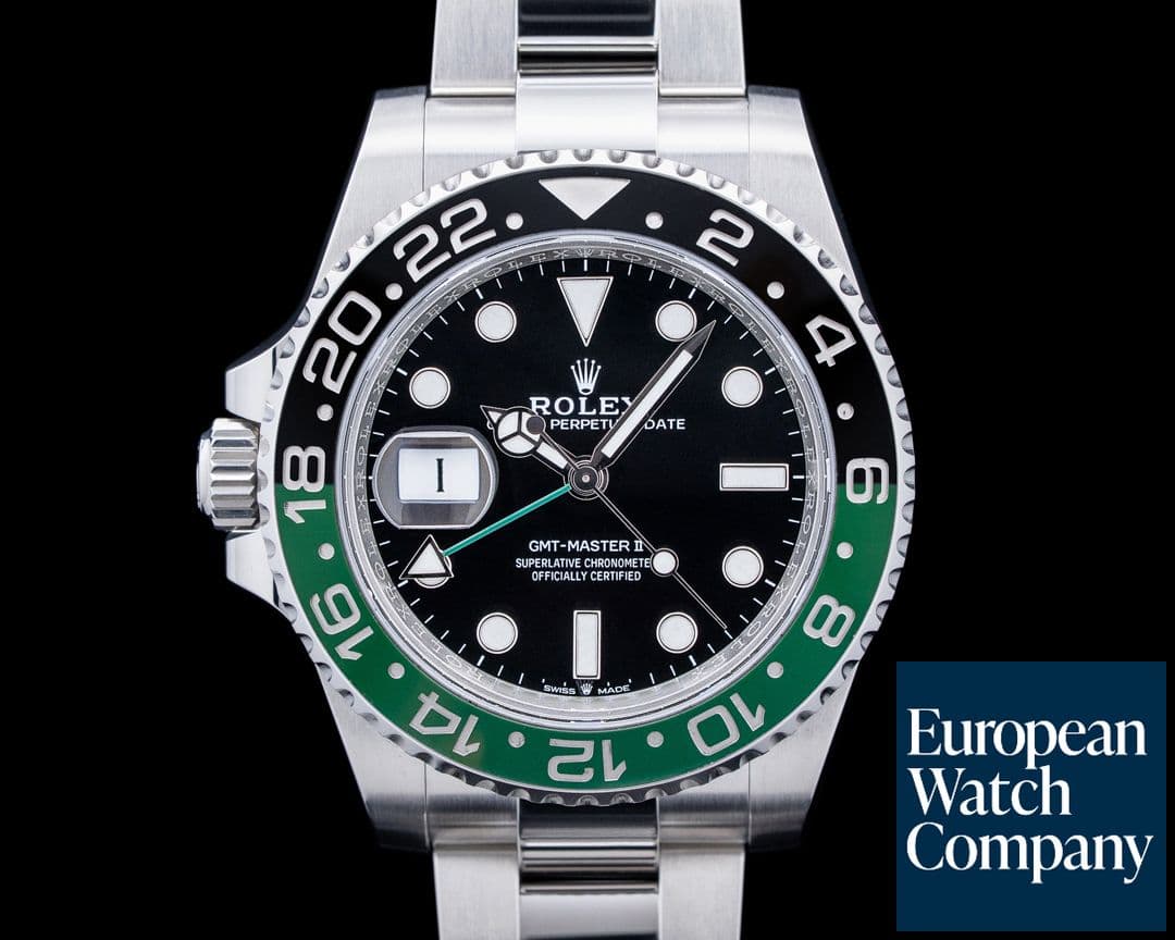 Image of Rolex 126720VTNR GMT-Master II "Sprite" SS Black Dial