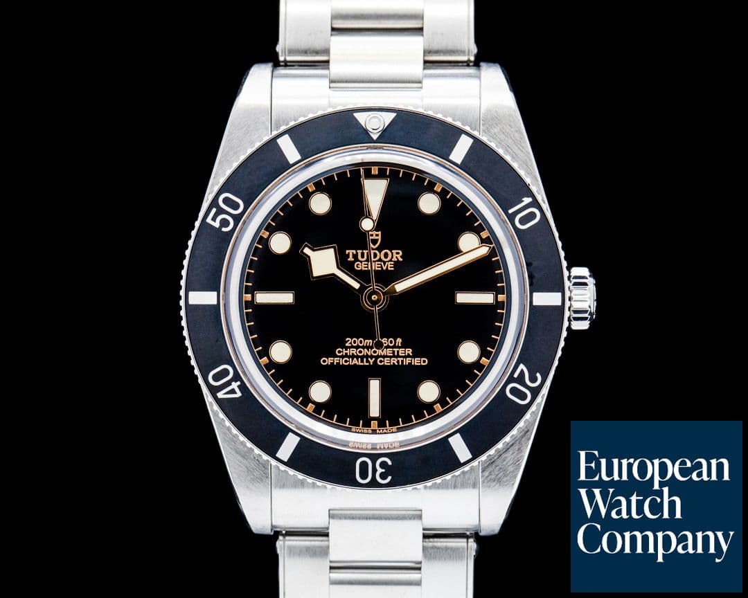 Image of Tudor 79000N Black Bay 54 SS Black Dial