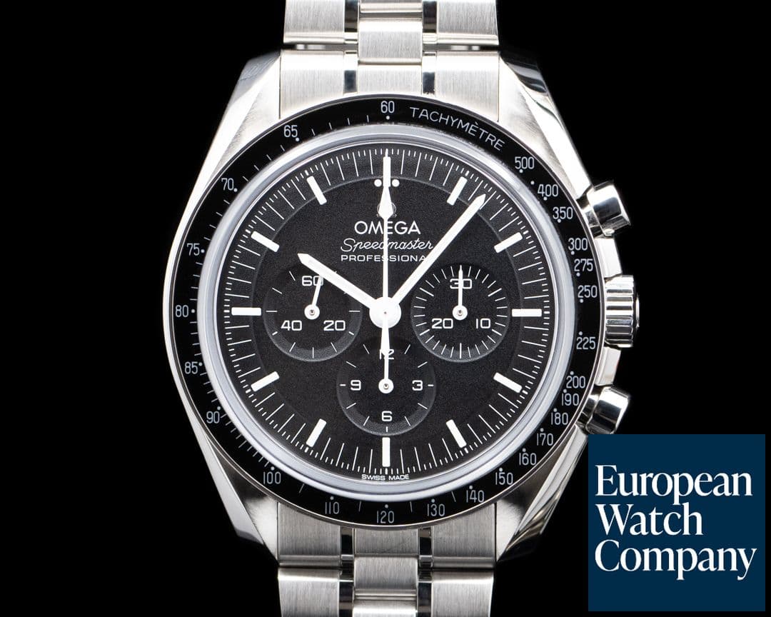 Image of Omega Speedmaster Professional Moonwatch SS Black Dial