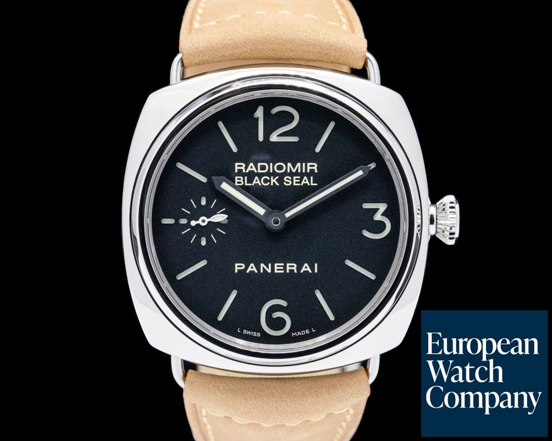 Image of Panerai PAM00183 Radiomir Black Seal SS Black Dial
