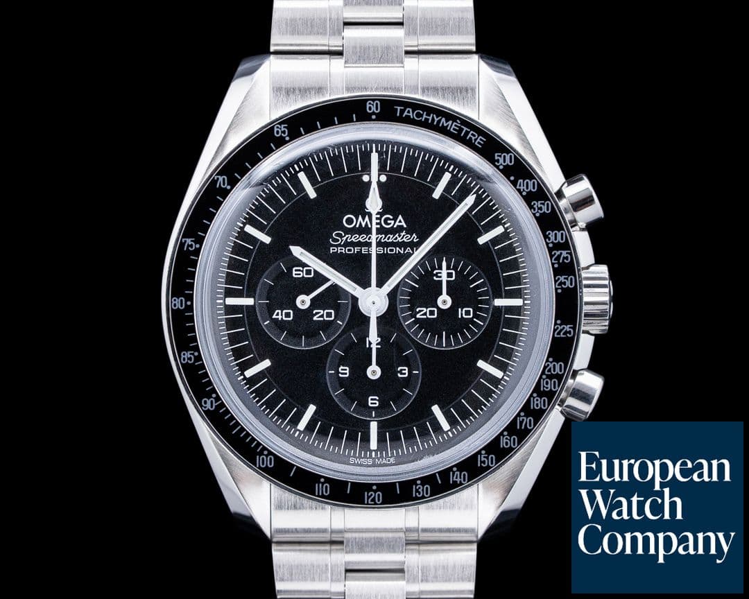 Image of Omega Speedmaster Professional Moonwatch Hesalite SS Black Dial 2025